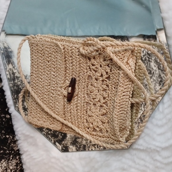 HandMade Wicker‎ Body Bag Purse - Picture 9 of 9